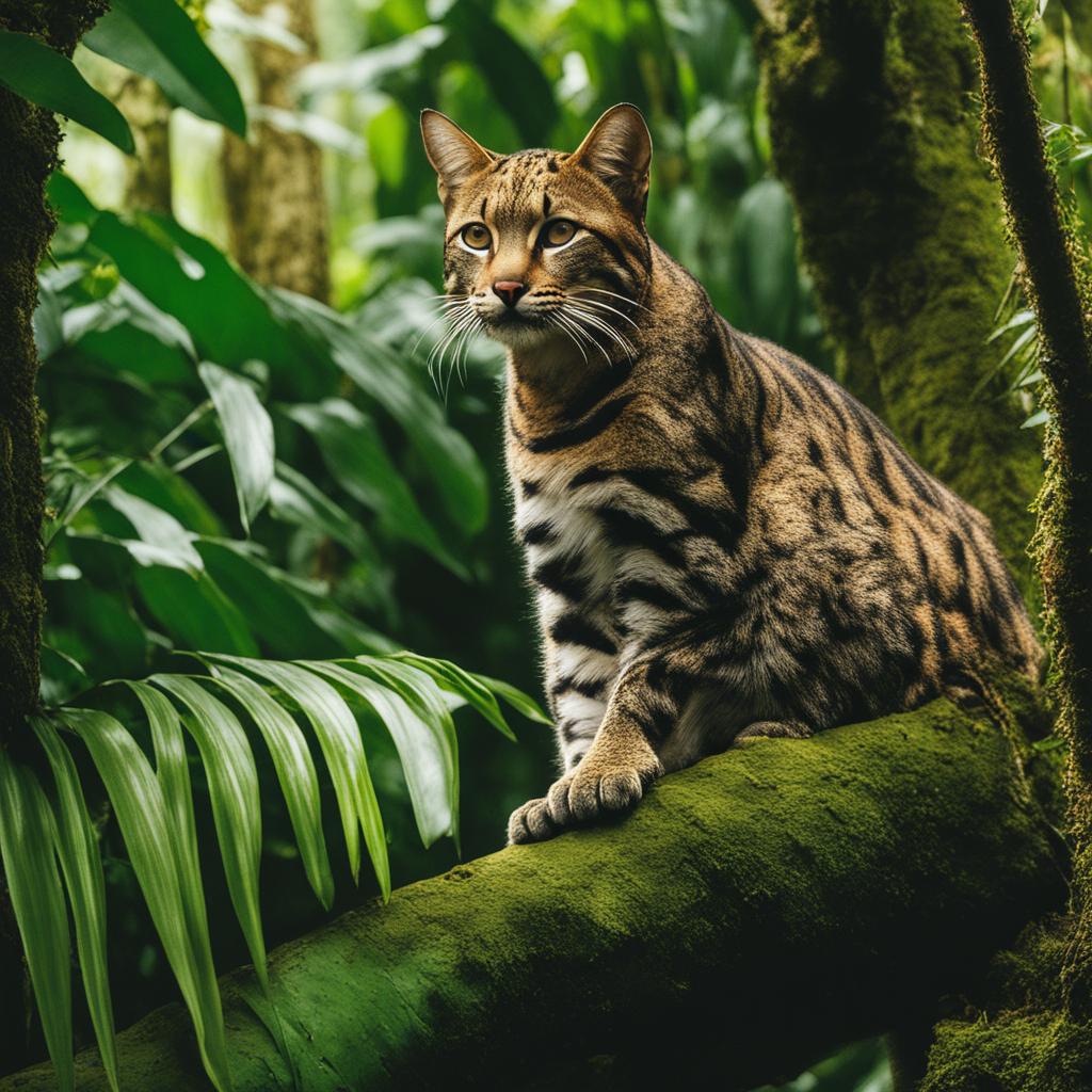 Kucing Hutan Jawa di Taman Nasional Ujung Kulon